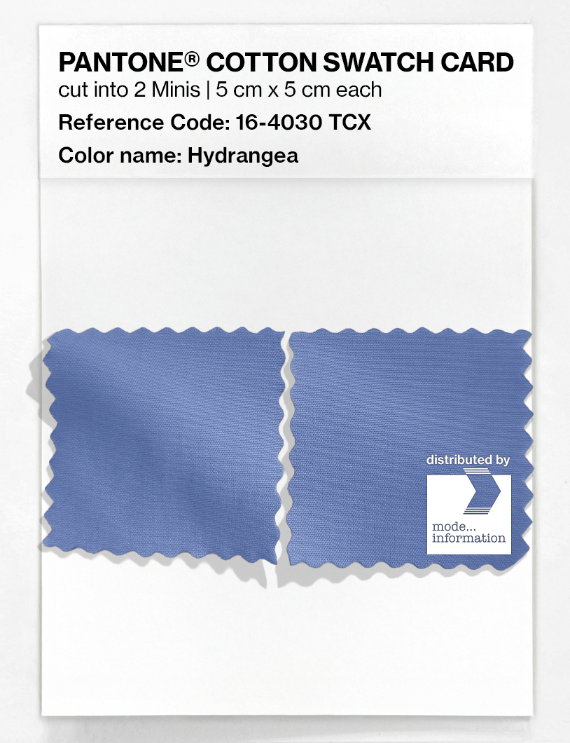 Artikelbild 4 des Artikels “PANTONE® COTTON SWATCH CARD 16-4030 TCX Hydrangea “