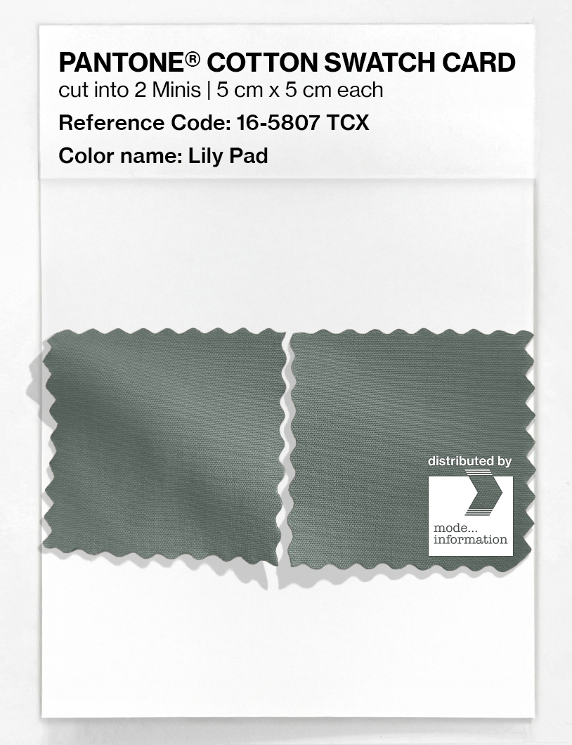 Artikelbild 4 des Artikels “PANTONE® COTTON SWATCH CARD 16-5807 TCX Lily Pad “