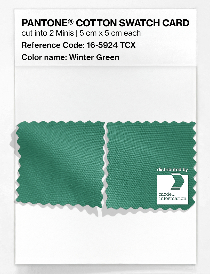 Artikelbild 4 des Artikels “PANTONE® COTTON SWATCH CARD 16-5924 TCX Winter Green “