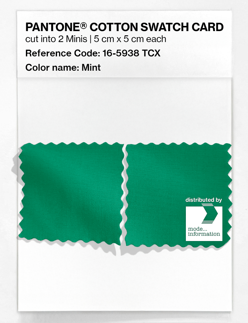 Artikelbild 4 des Artikels “PANTONE® COTTON SWATCH CARD 16-5938 TCX Mint “