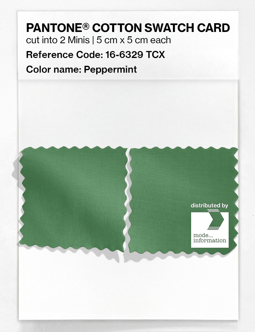 Artikelbild 4 des Artikels “PANTONE® COTTON SWATCH CARD 16-6329 TCX Peppermint “
