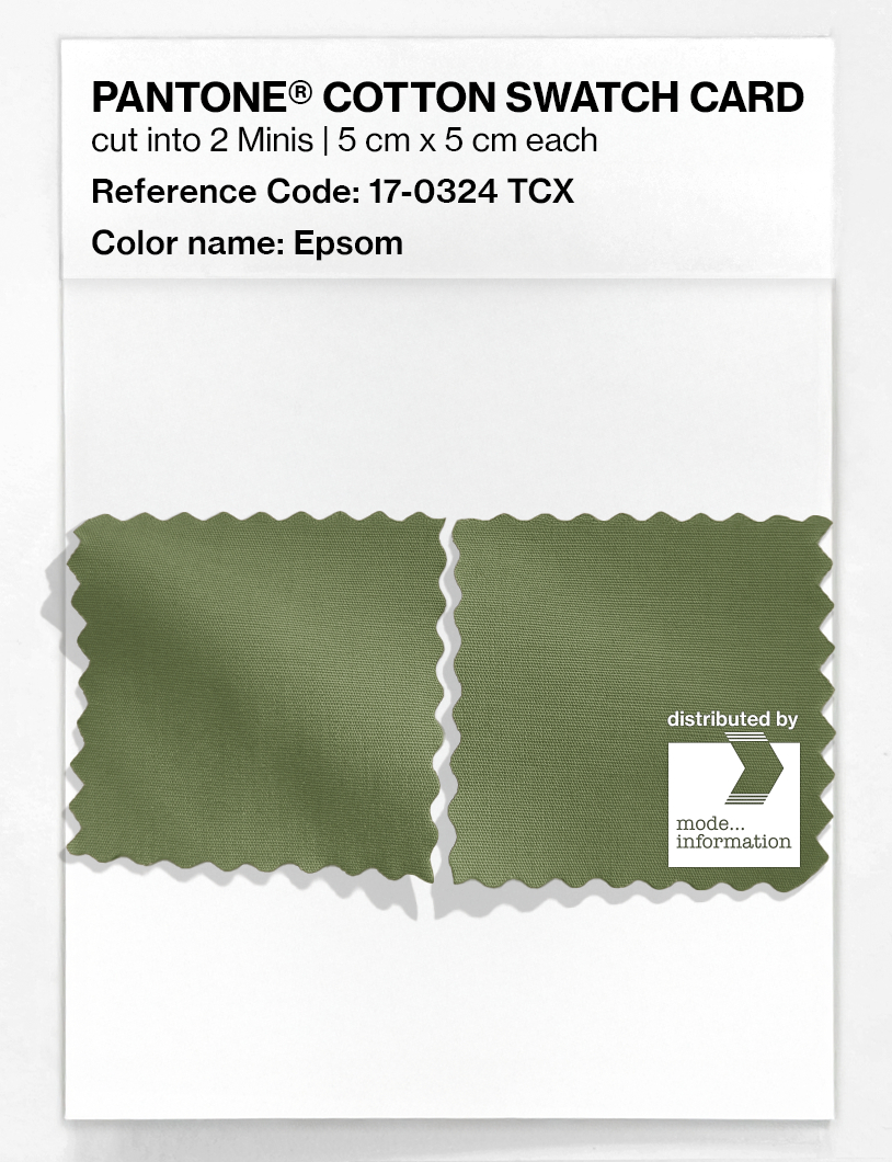 Product image 4 of the product “PANTONE® COTTON SWATCH CARD 17-0324 TCX Epsom ”