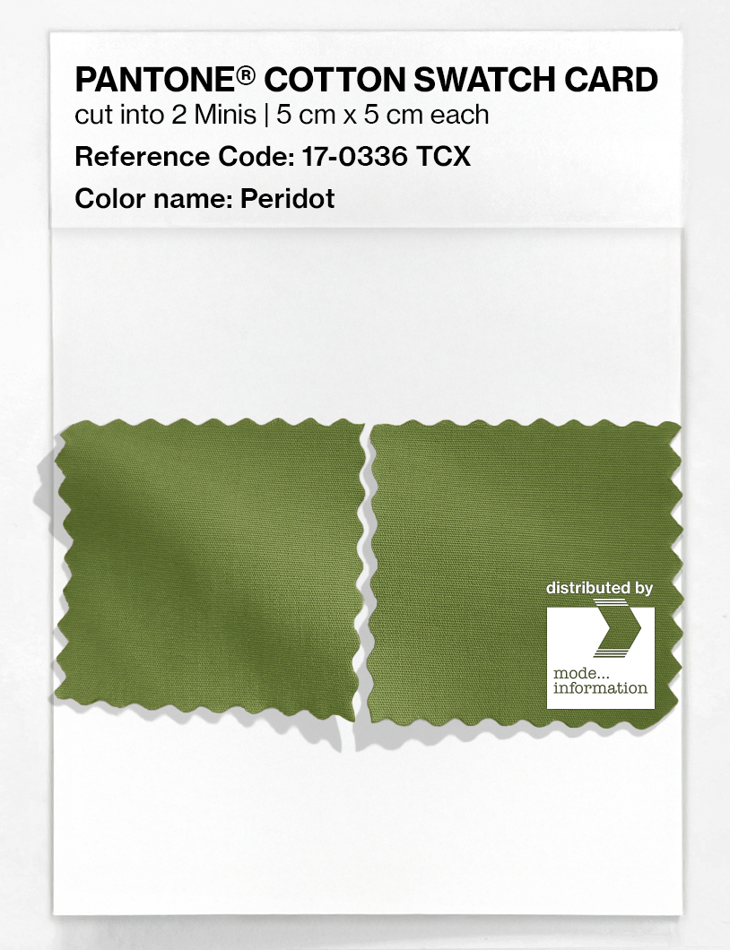 Artikelbild 4 des Artikels “PANTONE® COTTON SWATCH CARD 17-0336 TCX Peridot “
