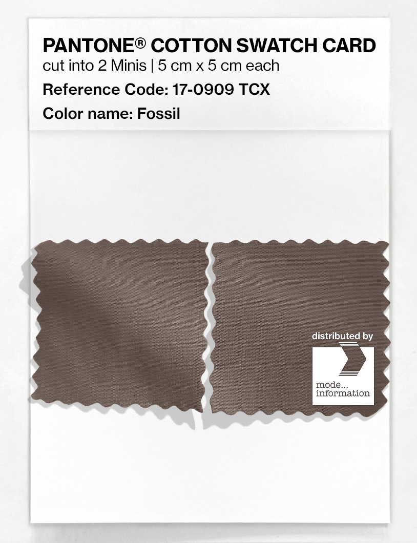 Artikelbild 4 des Artikels “PANTONE® COTTON SWATCH CARD 17-0909 TCX Fossil “