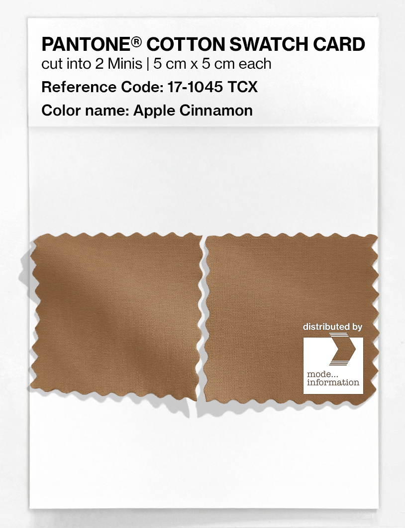 Artikelbild 4 des Artikels “PANTONE® COTTON SWATCH CARD 17-1045 TCX Apple Cinnamon “
