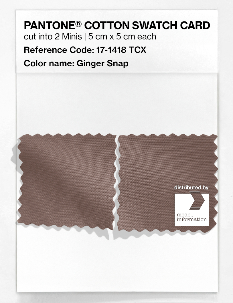 Artikelbild 4 des Artikels “PANTONE® COTTON SWATCH CARD 17-1418 TCX Ginger Snap “