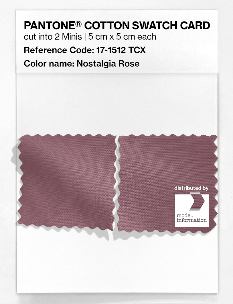 Artikelbild 4 des Artikels “PANTONE® COTTON SWATCH CARD 17-1512 TCX Nostalgia Rose “