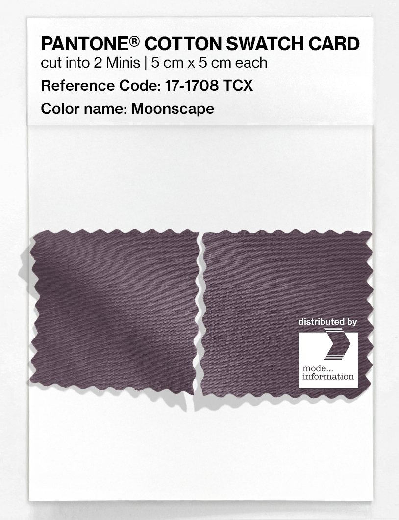Product image 4 of the product “PANTONE® COTTON SWATCH CARD 17-1708 TCX Moonscape ”