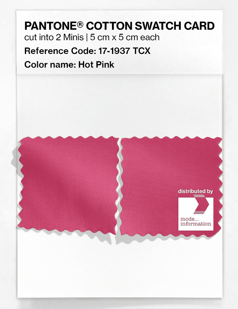 Artikelbild 4 des Artikels “PANTONE® COTTON SWATCH CARD 17-1937 TCX Hot Pink “