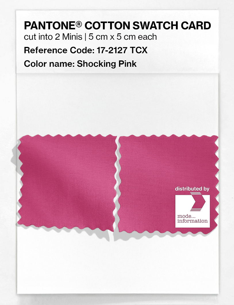 Artikelbild 4 des Artikels “PANTONE® COTTON SWATCH CARD 17-2127 TCX Shocking Pink “