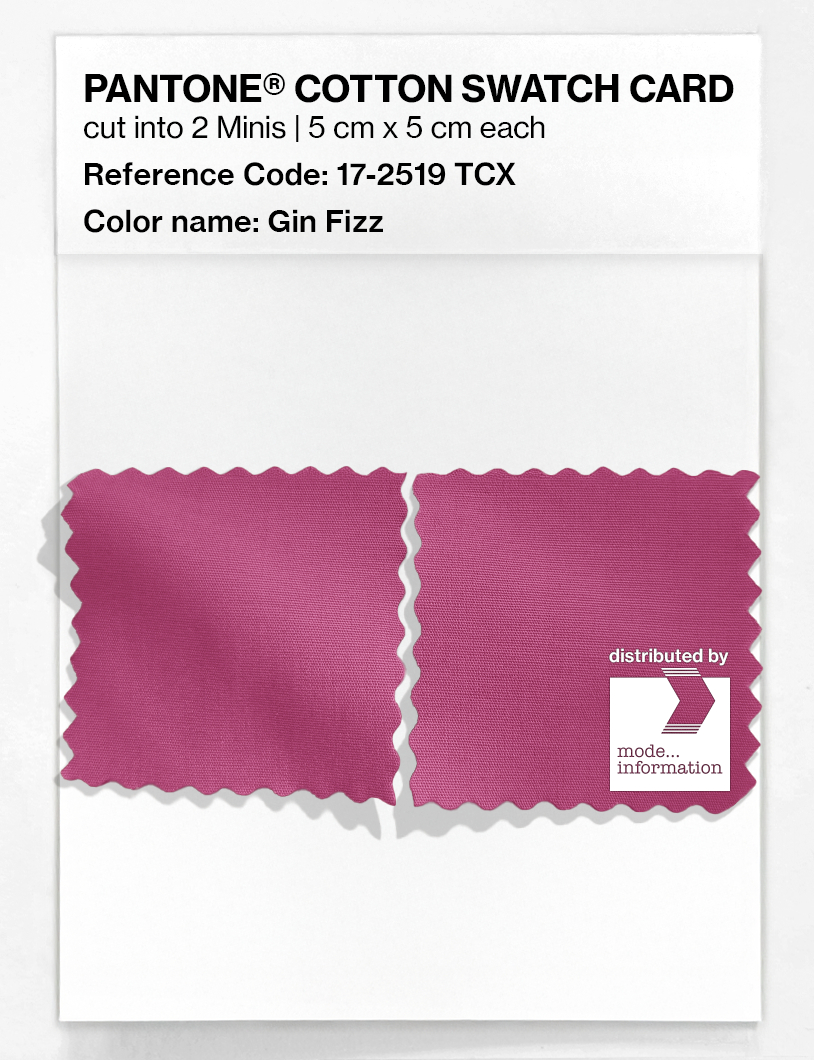 Product image 4 of the product “PANTONE® COTTON SWATCH CARD 17-2519 TCX Gin Fizz ”