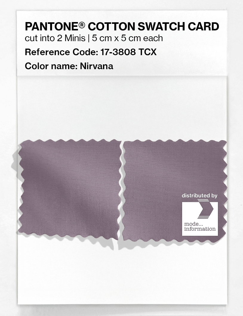 Product image 4 of the product “PANTONE® COTTON SWATCH CARD 17-3808 TCX Nirvana ”