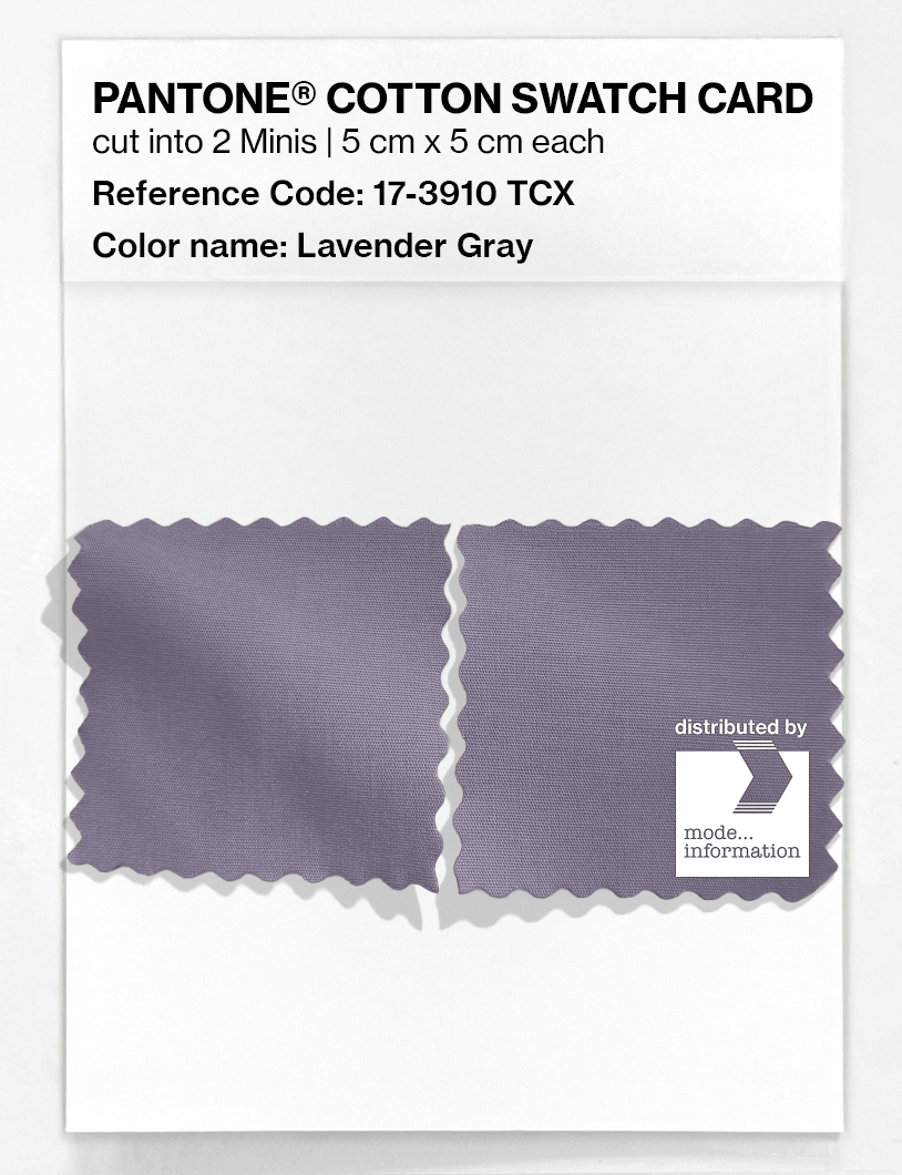 Artikelbild 4 des Artikels “PANTONE® COTTON SWATCH CARD 17-3910 TCX Lavender Gray “