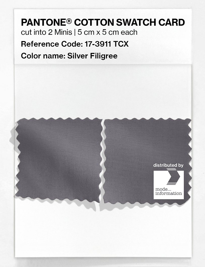 Artikelbild 4 des Artikels “PANTONE® COTTON SWATCH CARD 17-3911 TCX Silver Filigree “