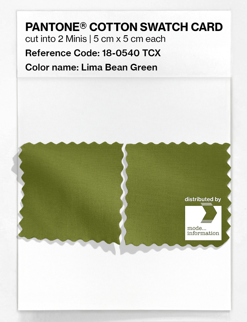 Artikelbild 4 des Artikels “PANTONE® COTTON SWATCH CARD 18-0540 TCX Lima Bean Green “