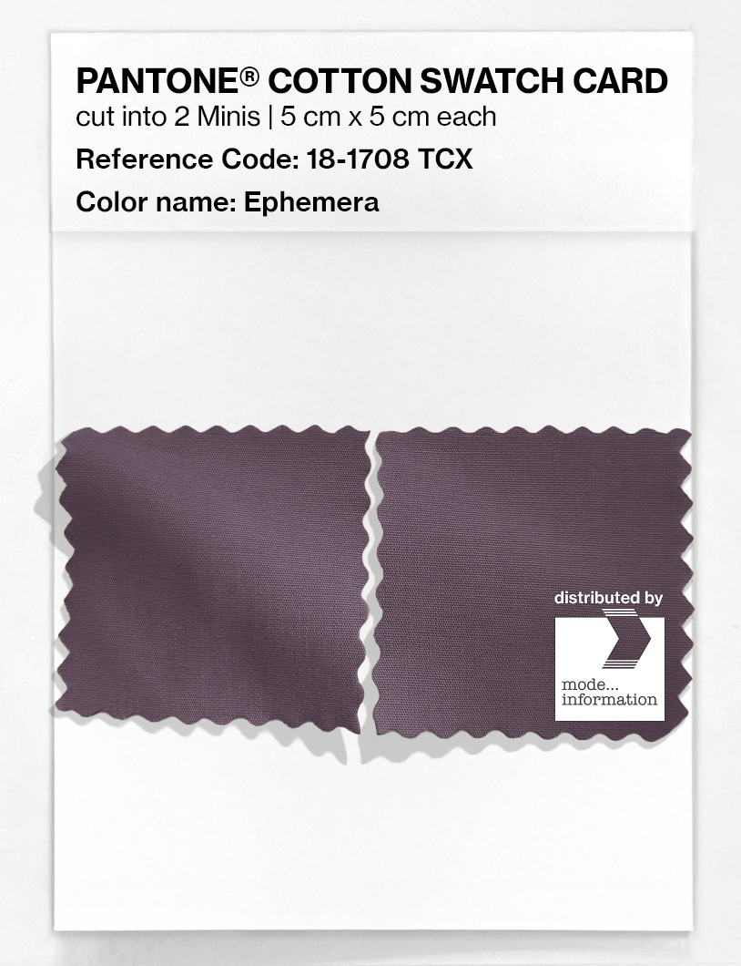 Product image 4 of the product “PANTONE® COTTON SWATCH CARD 18-1708 TCX Ephemera ”