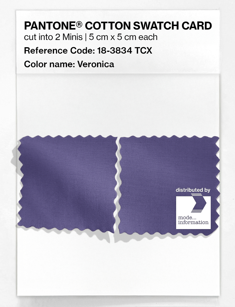 Artikelbild 4 des Artikels “PANTONE® COTTON SWATCH CARD 18-3834 TCX Veronica “