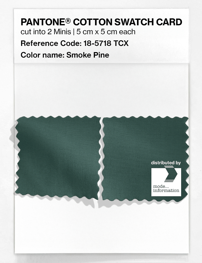 Artikelbild 4 des Artikels “PANTONE® COTTON SWATCH CARD 18-5718 TCX Smoke Pine “