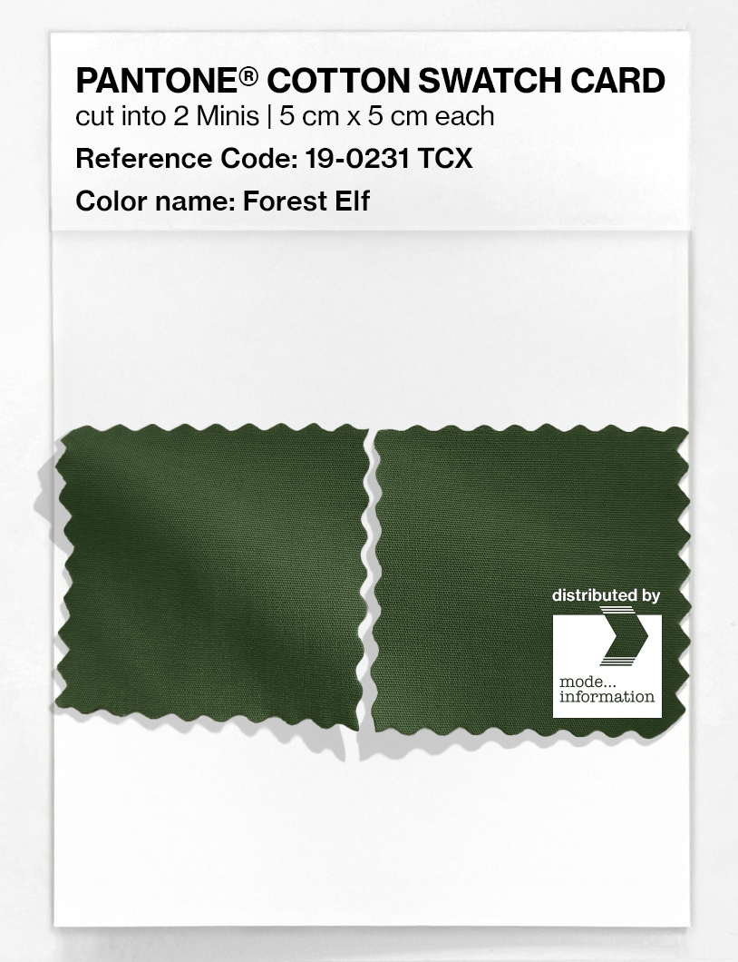 Artikelbild 4 des Artikels “PANTONE® COTTON SWATCH CARD 19-0231 TCX Forest Elf “