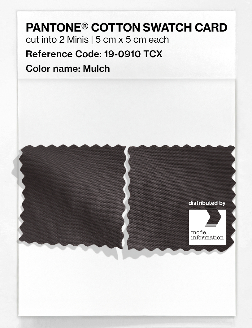 Artikelbild 4 des Artikels “PANTONE® COTTON SWATCH CARD 19-0910 TCX Mulch “