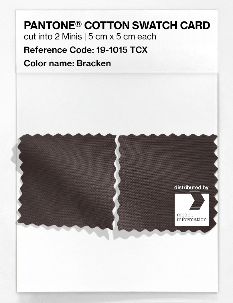 Product image 4 of the product “PANTONE® COTTON SWATCH CARD 19-1015 TCX Bracken ”