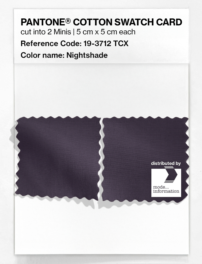 Artikelbild 4 des Artikels “PANTONE® COTTON SWATCH CARD 19-3712 TCX Nightshade “