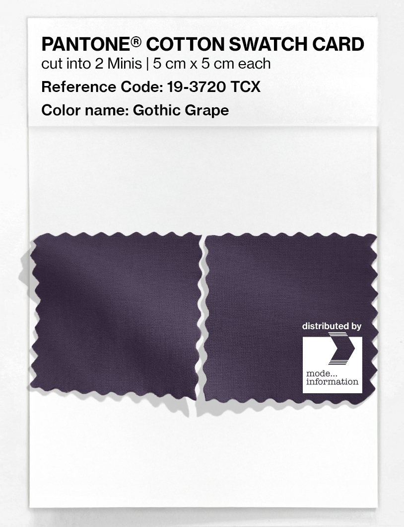 Artikelbild 4 des Artikels “PANTONE® COTTON SWATCH CARD 19-3720 TCX Gothic Grape “