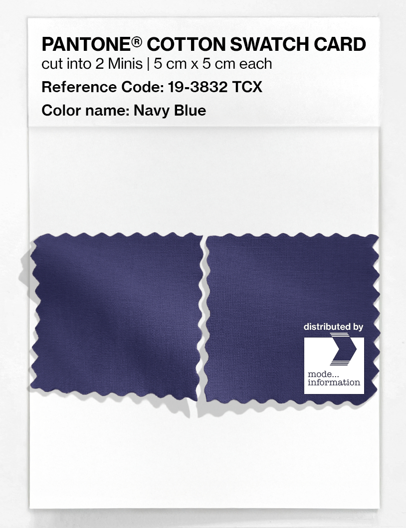Artikelbild 4 des Artikels “PANTONE® COTTON SWATCH CARD 19-3832 TCX Navy Blue “