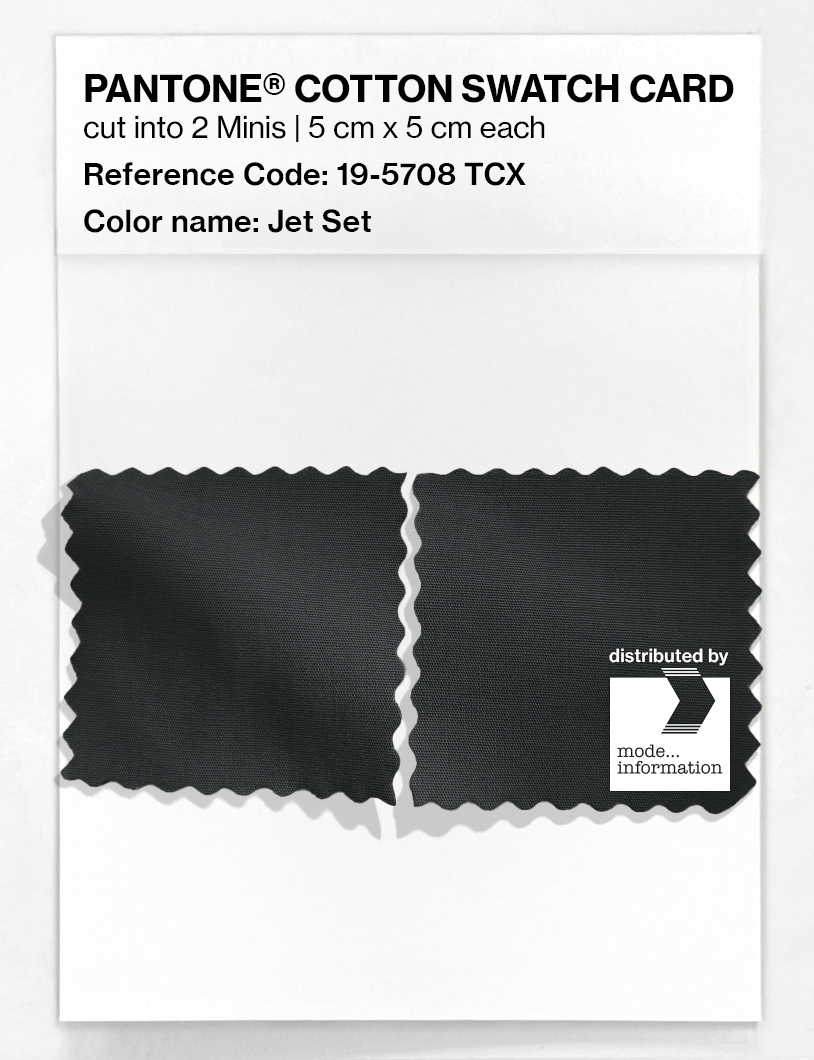 Artikelbild 4 des Artikels “PANTONE® COTTON SWATCH CARD 19-5708 TCX Jet Set “