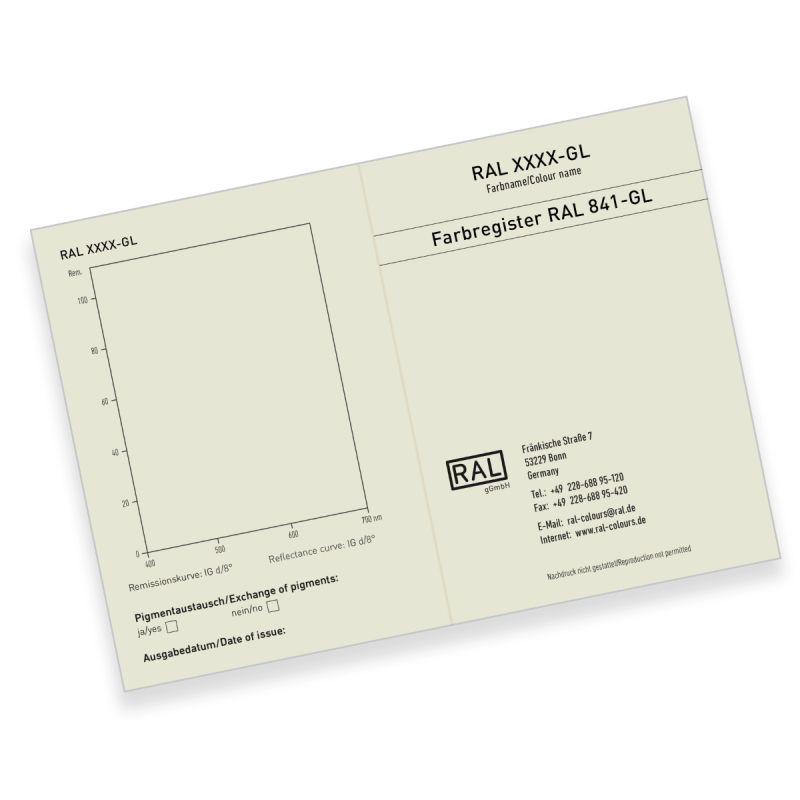 Artikelbild 4 des Artikels “RAL 841-GL Farbprimärstandard-Set | 199 RAL CLASSIC Standards in Hochglanz “