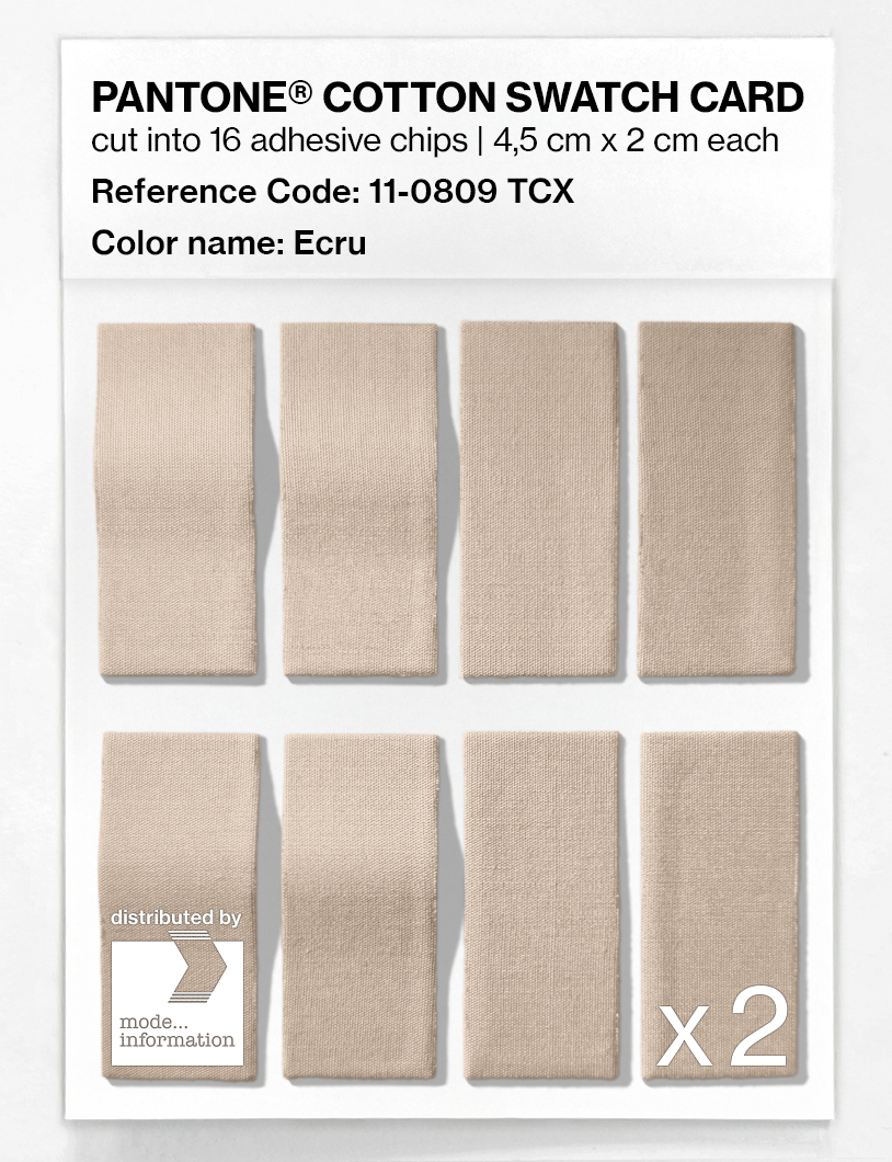 Artikelbild 5 des Artikels “PANTONE® COTTON SWATCH CARD 11-0809 TCX Ecru “