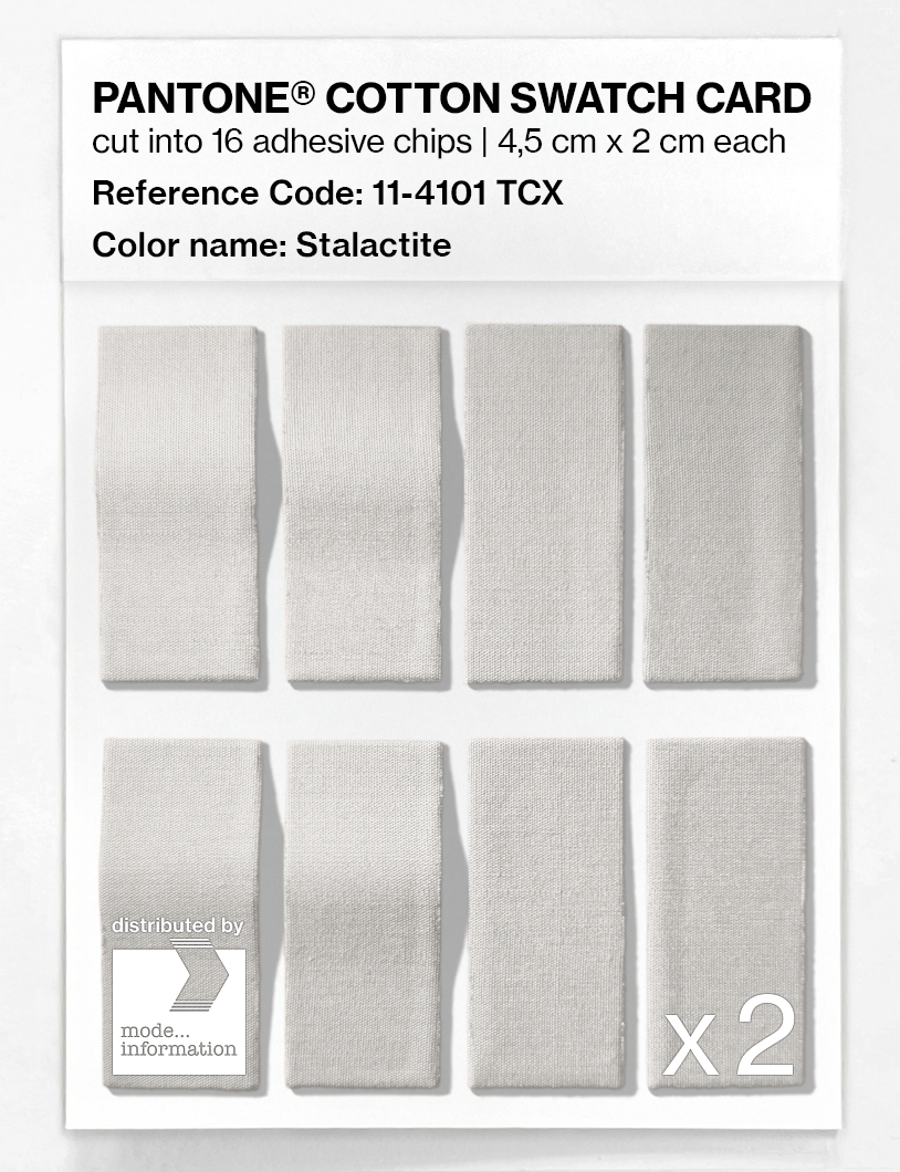 Artikelbild 5 des Artikels “PANTONE® COTTON SWATCH CARD 11-4101 TCX Stalactite “