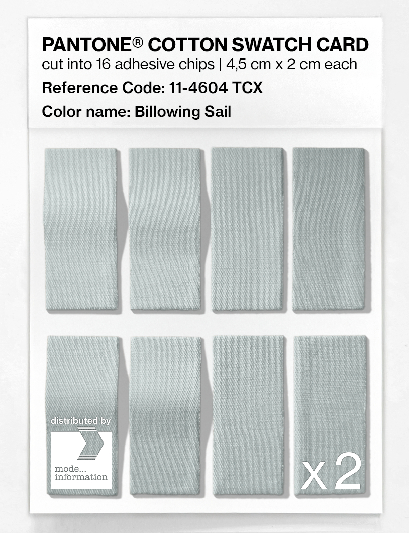Artikelbild 5 des Artikels “PANTONE® COTTON SWATCH CARD 11-4604 TCX Billowing Sail “