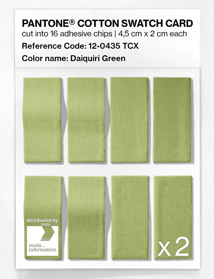 Artikelbild 5 des Artikels “PANTONE® COTTON SWATCH CARD 12-0435 TCX Daiquiri Green “