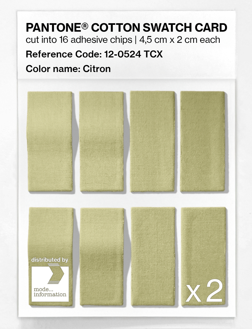 Artikelbild 5 des Artikels “PANTONE® COTTON SWATCH CARD 12-0524 TCX Citron “