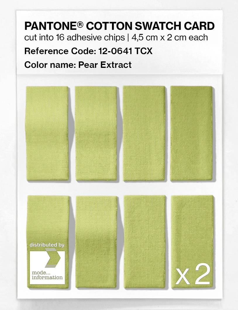 Artikelbild 5 des Artikels “PANTONE® COTTON SWATCH CARD 12-0641 TCX Pear Extract “