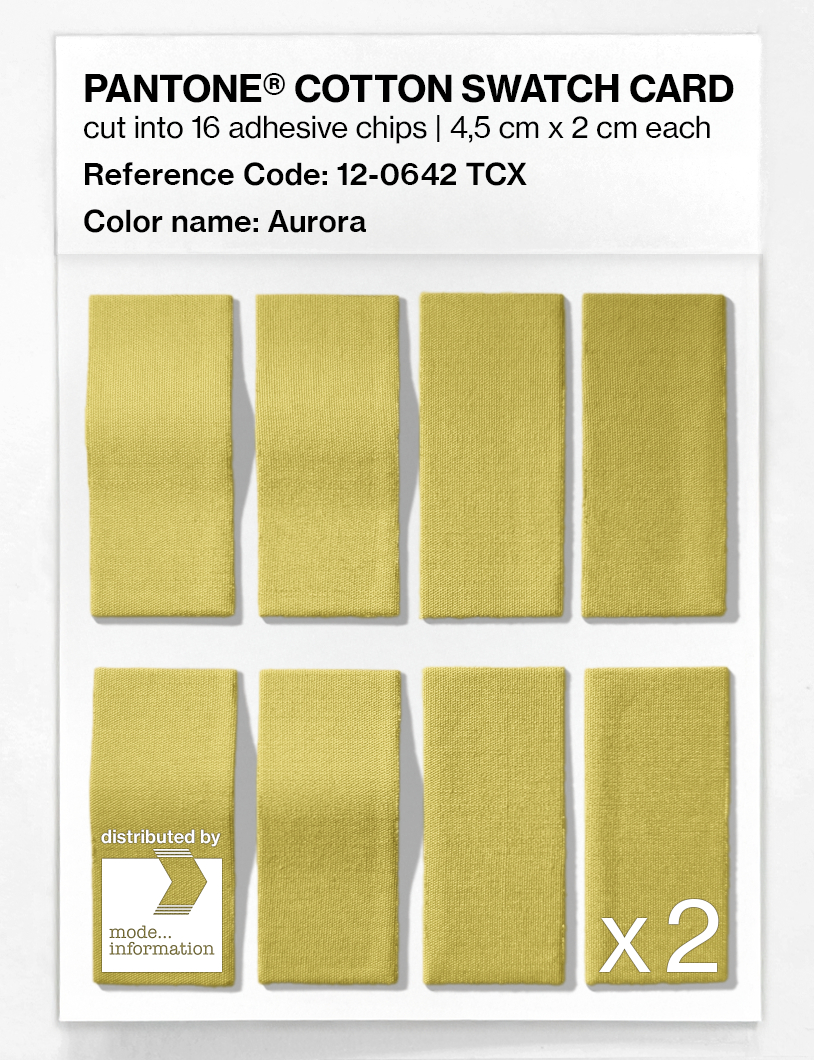 Artikelbild 5 des Artikels “PANTONE® COTTON SWATCH CARD 12-0642 TCX Aurora “
