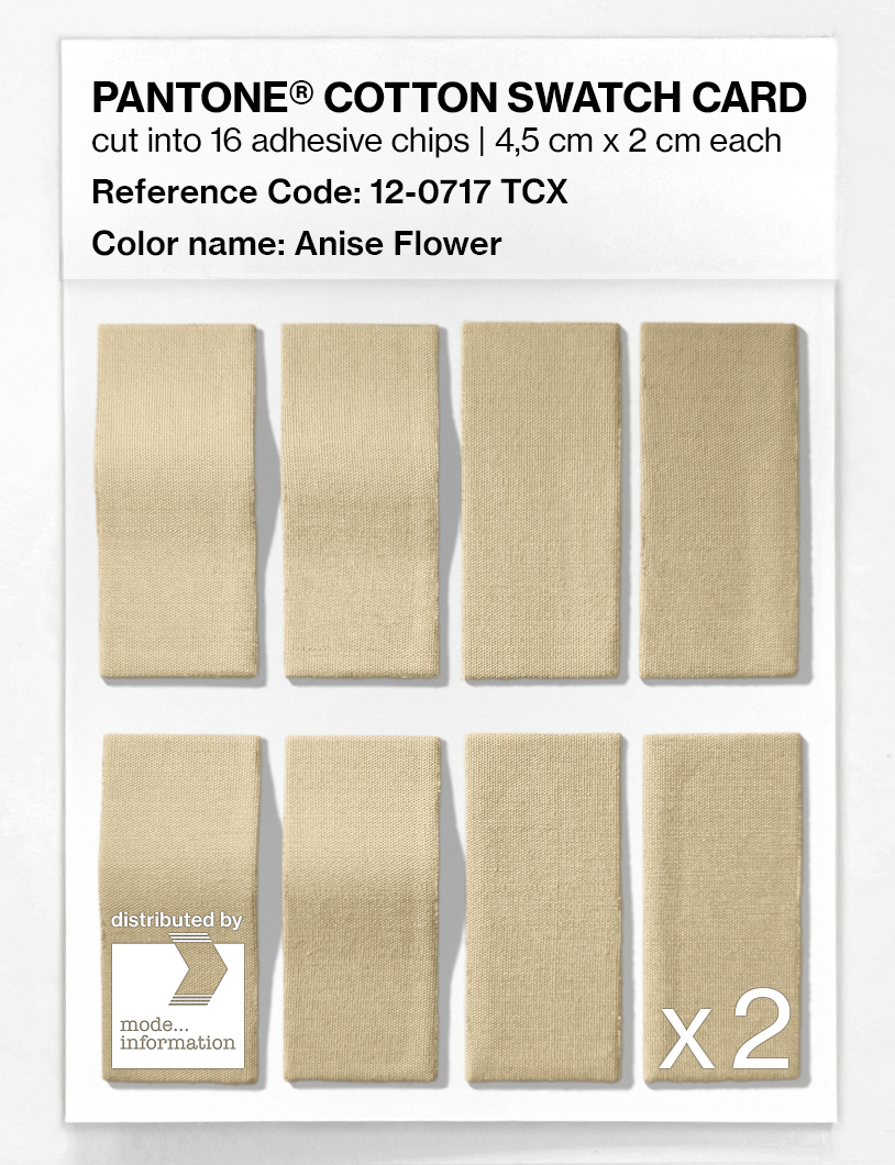 Artikelbild 5 des Artikels “PANTONE® COTTON SWATCH CARD 12-0717 TCX Anise Flower “