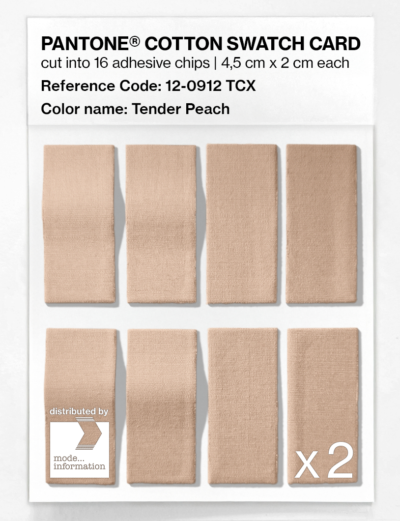 Artikelbild 5 des Artikels “PANTONE® COTTON SWATCH CARD 12-0912 TCX Tender Peach “