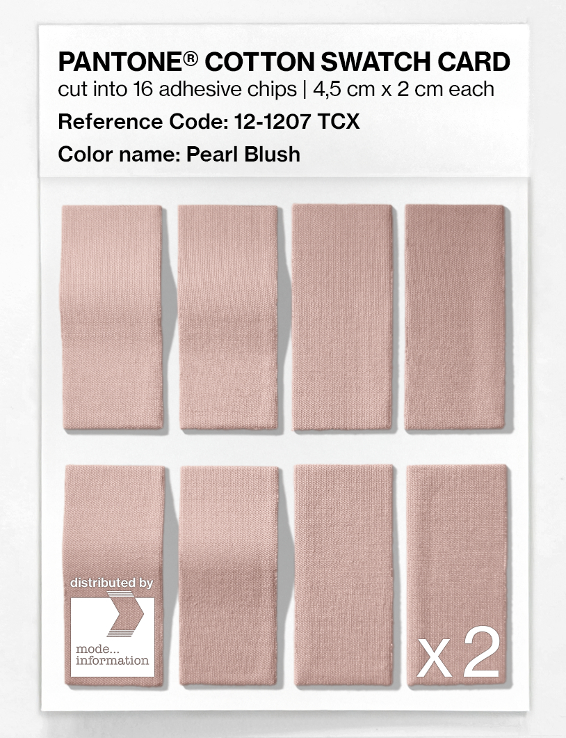 Artikelbild 5 des Artikels “PANTONE® COTTON SWATCH CARD 12-1207 TCX Pearl Blush “