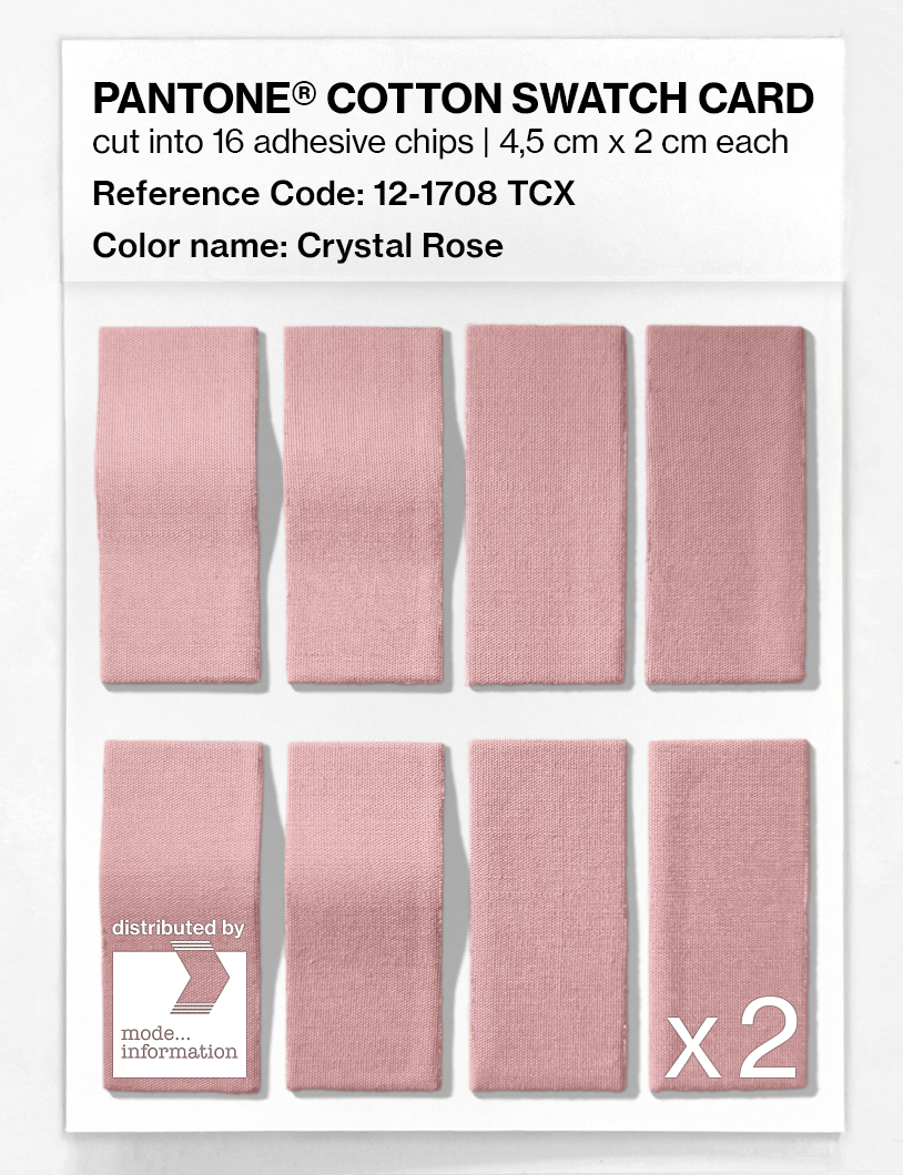 Artikelbild 5 des Artikels “PANTONE® COTTON SWATCH CARD 12-1708 TCX Crystal Rose “