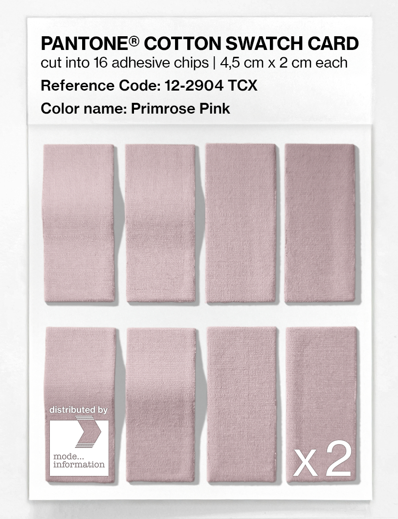 Artikelbild 5 des Artikels “PANTONE® COTTON SWATCH CARD 12-2904 TCX Primrose Pink “