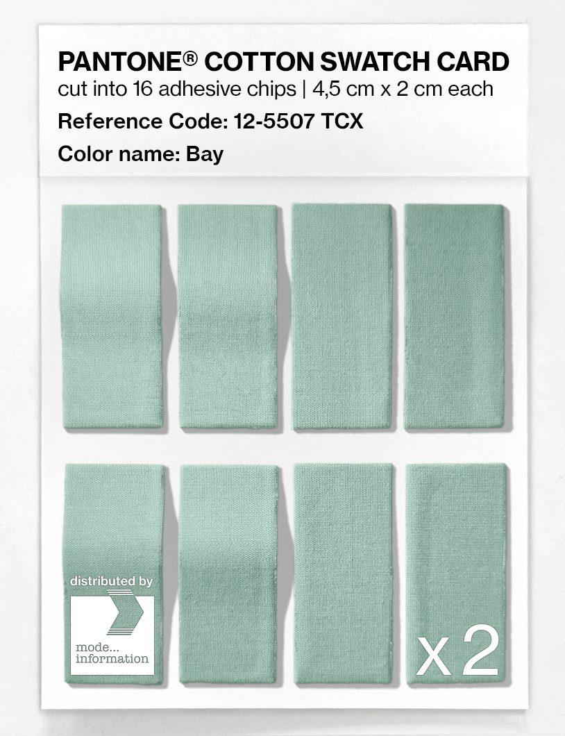 Artikelbild 5 des Artikels “PANTONE® COTTON SWATCH CARD 12-5507 TCX Bay “