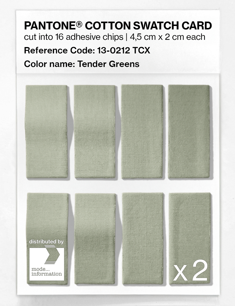 Artikelbild 5 des Artikels “PANTONE® COTTON SWATCH CARD 13-0212 TCX Tender Greens “
