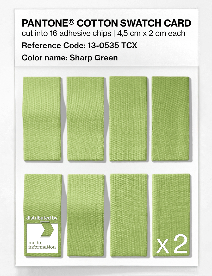 Artikelbild 5 des Artikels “PANTONE® COTTON SWATCH CARD 13-0535 TCX Sharp Green “