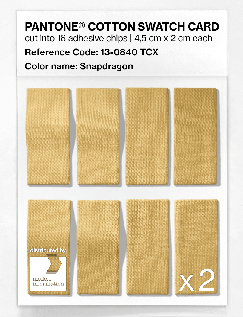 Artikelbild 5 des Artikels “PANTONE® COTTON SWATCH CARD 13-0840 TCX Snapdragon “