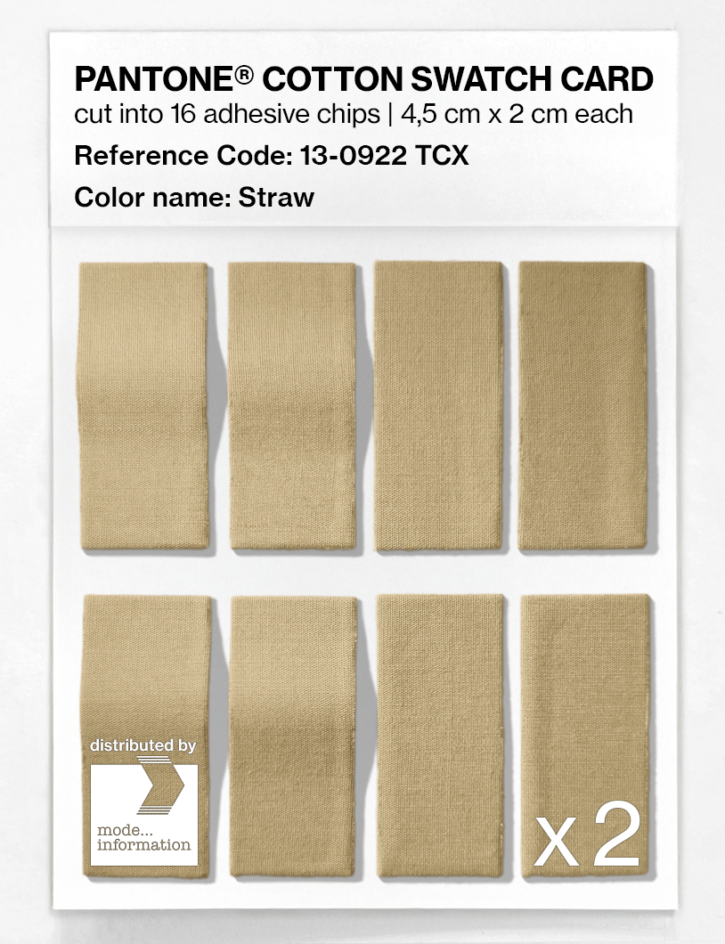 Artikelbild 5 des Artikels “PANTONE® COTTON SWATCH CARD 13-0922 TCX Straw “