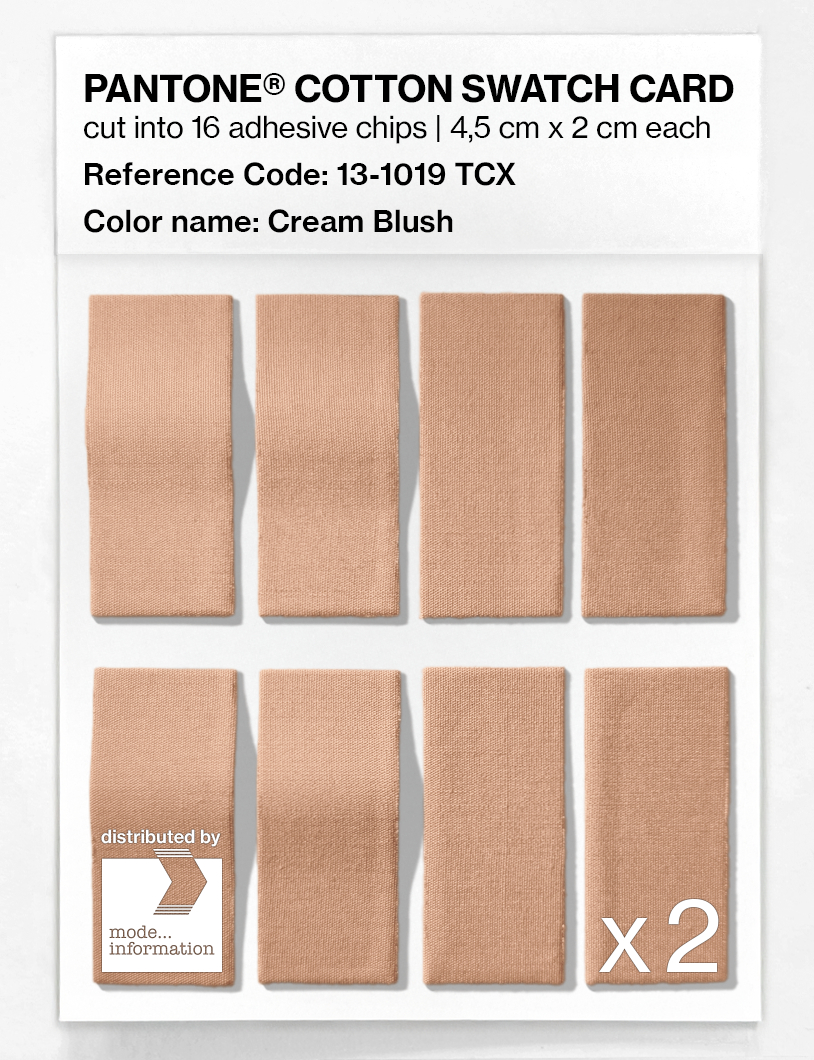 Artikelbild 5 des Artikels “PANTONE® COTTON SWATCH CARD 13-1019 TCX Cream Blush “