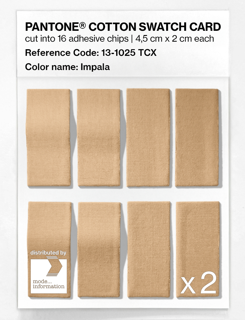 Artikelbild 5 des Artikels “PANTONE® COTTON SWATCH CARD 13-1025 TCX Impala “
