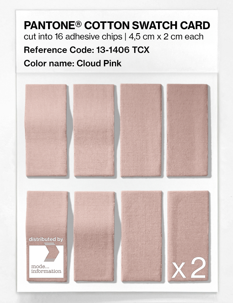 Artikelbild 5 des Artikels “PANTONE® COTTON SWATCH CARD 13-1406 TCX Cloud Pink “